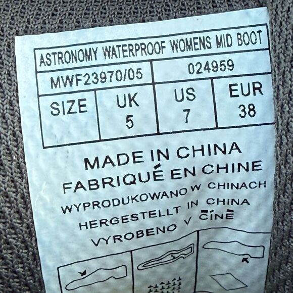 Mountain Warehouse Astronomy Women’s Mid Hiking Boots Shoes Outdoor Rugged size - Picture 14 of 15